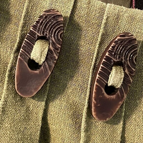 Robbie Bee Signature lined, detailed linen rayon dress size 8P - Picture 4 of 8